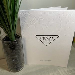 Prada Milano Book (white only) Authentic